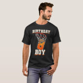 T-shirt 8e anniversaire de basket-ball garçon - huit ans (Devant entier)