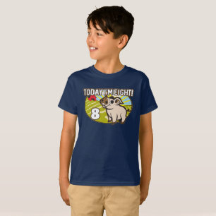 T-shirt 8e anniversaire de l'enfant Aujourd'hui, j'ai huit