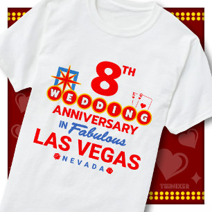 T-shirt 8e anniversaire de mariage d'un couple fabuleux de
