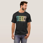 T-shirt 8e anniversaire garçon fille 8 ans 2014 (Devant entier)