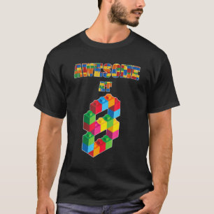T-shirt 8e anniversaire Magnifique à 8 ans bâtiment ancien