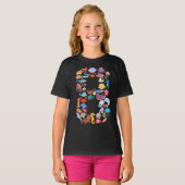 T-shirt 8e anniversaire Ocean Sea Animaux Thème 8 ans Old (Devant entier)