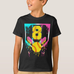 T-shirt 8e anniversaire Softll Dégoulinade de glace à la m
