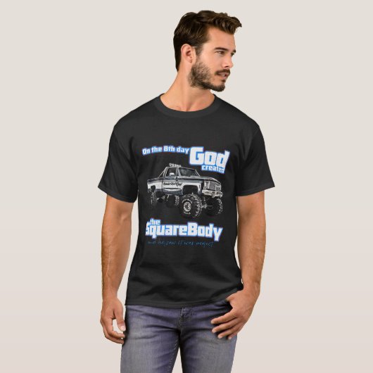 T-shirt 8e Dieu Jimmy Squarebody Camion Suburban Blazer Si (Devant entier)