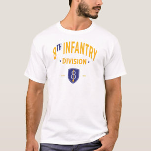 T-shirt 8e Division d'infanterie - Militaire américain