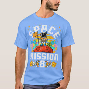 T-shirt 8e mission spatiale anniversaire 8 ans astronaute