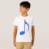 T-shirt 8e Note Bleu Grand 2010 (Devant entier)