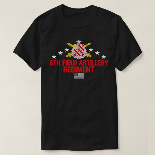 T-shirt 8e Régiment d'artillerie de campagne (Design devant)