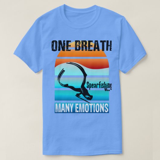 T-shirt 8ee Spearfish Gratuit Plongée Cadeau (Design devant)