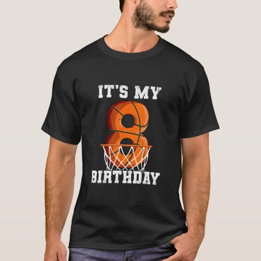 T-shirt 8th Birthday Sketll (Devant)