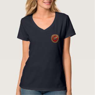 T-shirt [900] Taureau ailé assyrien : or et lamassu noir