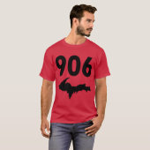T-shirt 906 Upper Peninsula Shirt Yooper Upper Michigan (Devant entier)