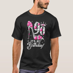 T-shirt 90 ans C'est mon 90e anniversaire Rose Diamond Sh
