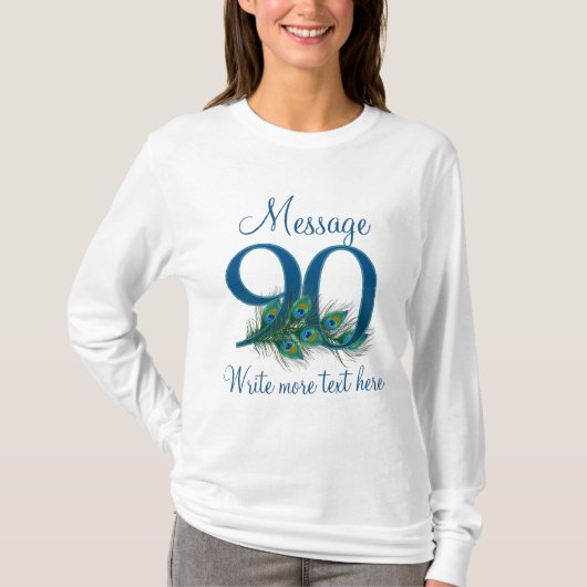 T-shirt 90 ans de classe 90 personnalisés (Devant)