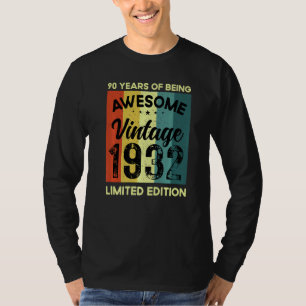 T-shirt 90 Ans D'Être Vintage