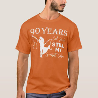 T-shirt 90 ans la plus belle prise 90e anniversaire de mar