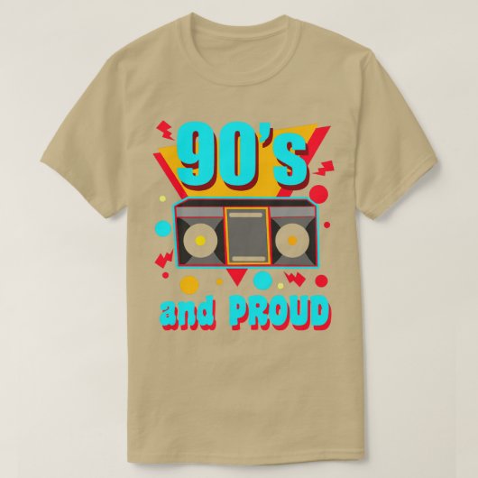 T-shirt 90 Et Fière 1 (Design devant)