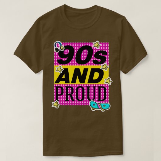 T-shirt 90 Et Fière 2 (Design devant)
