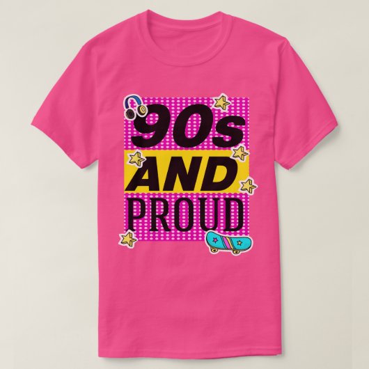 T-shirt 90 Et Fière 2 (Design devant)