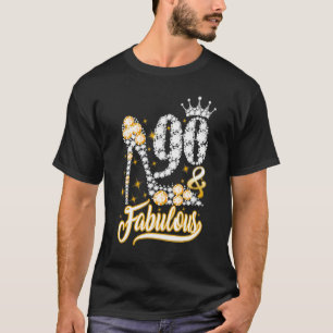 T-shirt 90 & Fabuleux 90 Ans 90e Anniversaire Diamant C