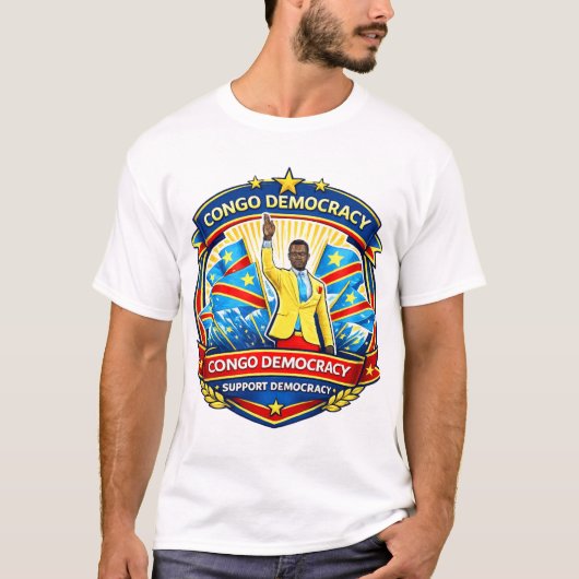 T-shirt 90 Minutes Without Moving – The Legendary Congo Fa (Devant)