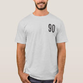 T-shirt 90 noir/blanc (Devant)