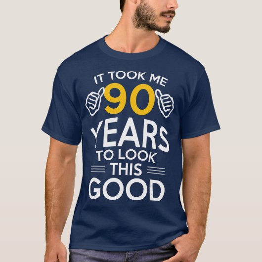 T-shirt 90e Anniversaire Don M'A Pris 90 Ans 90 Anniversai (Devant)