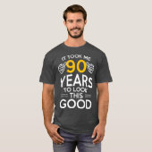 T-shirt 90e Anniversaire Don M'A Pris 90 Ans 90 Anniversai (Devant entier)