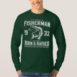 T-shirt 90e Birthday 1932<br><div class="desc">90e anniversaire de Birthday 1932 Fishing Tees Fishermen Born & Raised Venin. Parfait pour papa, maman, papa, men, women, friend et family members on Thanksgiving Day, Christmas Day, Mothers Day, Fathers Day, 4th of July, 1776 Independent Day, Vétérans Day, Halloween Day, Patrick's Day</div>