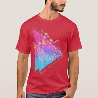 T-shirt 90s Art Sakura Flower Blossom Japon Vaporwave Cher