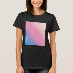 T-shirt 90s esthétique - Bleu rose Abstrait Graphique