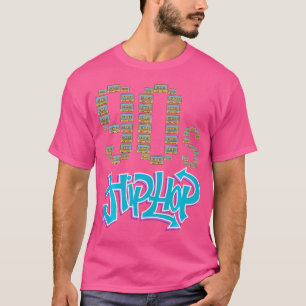 T-shirt 90S Hip hop Cassette Hip hop Hommes Femmes Classiq