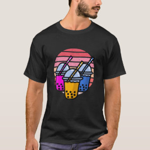 T-shirt 90S Japonais Kawaii, Boissons Boba, Grunge Vintage