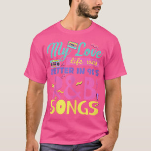 T-shirt 90'S Musique Rb Pour Hommes Filles Rnb Lover Rhyth