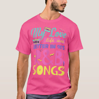 T-shirt 90'S Musique Rb Pour Hommes Filles Rnb Lover Rhyth