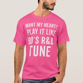 T-shirt 90'S Musique Rb Pour Hommes Filles Rnb Lover Rhyth