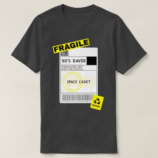 T-shirt 90s Rave Funny EDM Classic House Music Techno Tech (Design devant)