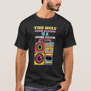 T-shirt 90s Rave Sound System Edm House Techno Dnb Music