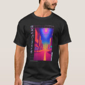 T-shirt 90's Retro Synthwave Japanese Vaporwave Otaku Aest (Devant)