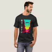 T-shirt 90's Retro Synthwave Japanese Vaporwave Otaku Aest (Devant entier)