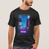 T-shirt 90's Retro Synthwave Japanese Vaporwave Otaku Aest (Devant)