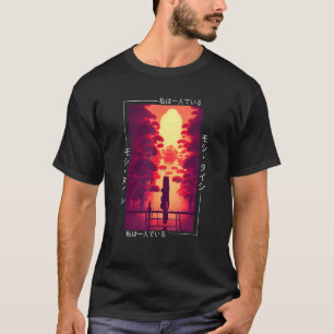 T-shirt 90's Retro Synthwave Japonais Vaporwave Art Otaku
