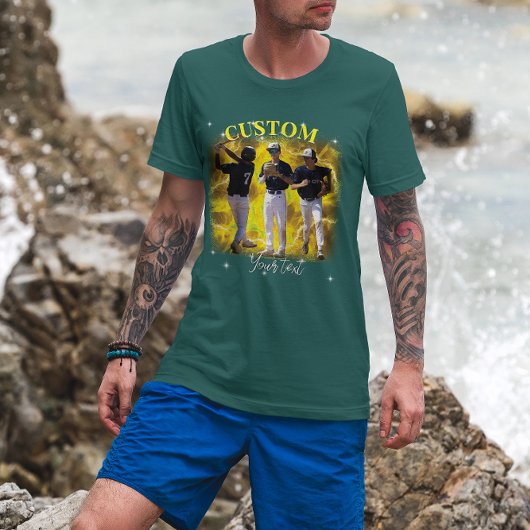 T-shirt 90's Sport Bootleg Rap Custom Photo