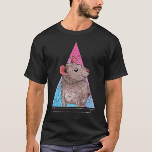 T-shirt 90s Vaporwave Esthétique Animaux de compagnie prop (Devant)