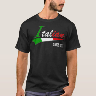 T-shirt 90th Birthday gift Italian Since 1931 90 years bor