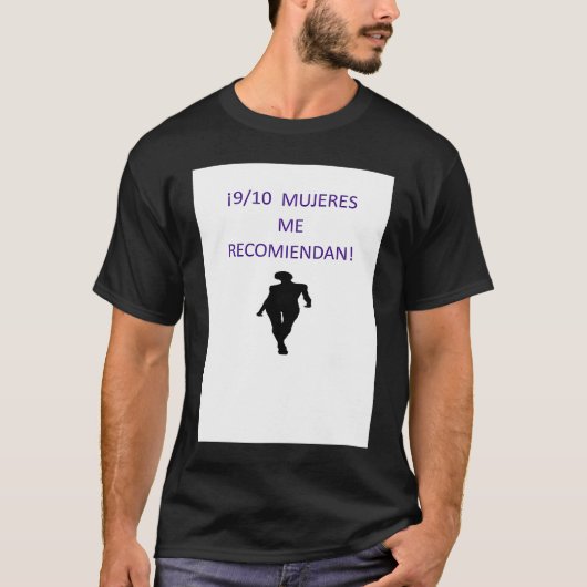 T-shirt 910 mujeres me recomiendan (Devant)