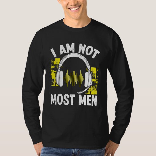 T-shirt 911 Dispatch Operator I am not most Men Thin Gold  (Devant)