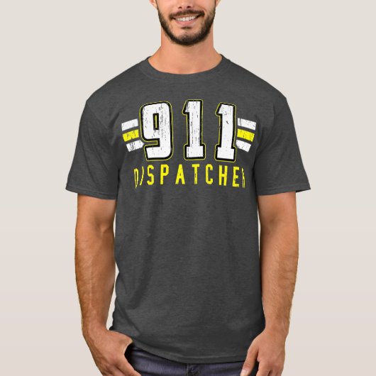T-shirt 911 Dispatcher Dispatch Operator Thin (Devant)