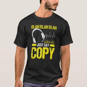 T-shirt 911 Incendie et Police Dispatcher Juste dire Copy