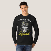 T-shirt 911 Squad Dispatcher Thin Yellow Line Dispatch Ame (Devant entier)